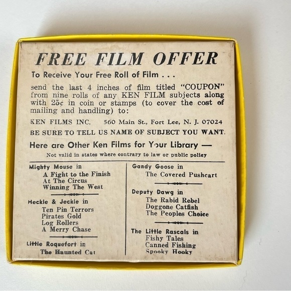 Vintage Rare 1962 Deputy Dawg 8mm Movie A Doggone Catfish #506 - Picture 3 of 4